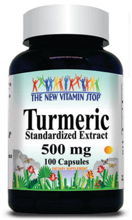 BUY 1 GET 2 FREE Turmeric Extract 500mg 100 Capsules