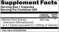50% off Price Valerian Root Extract Equivalent 1000mg 200 Capsules 1 or 3 Bottle Price