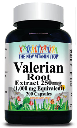 BUY 1 GET 2 FREE Valerian Root Extract Equivalent 1000mg 200 Capsules
