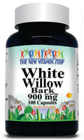 50% off Price White Willow Bark 900mg 100 Capsules 1 or 3 Bottle Price