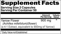 50% off Price Yarrow Flower 900mg 100 Capsules 1 or 3 Bottle Price