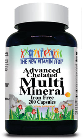 BUY 1 GET 2 FREE Advanced Multi Mineral Iron Free 200 Capsules