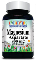 50% off Price Magnesium Aspartate 900mg 200 Capsules 1 or 3 Bottle Price