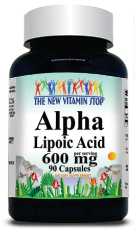 BUY 1 GET 2 FREE Alpha Lipoic Acid 600mg 90 or 180 Capsules