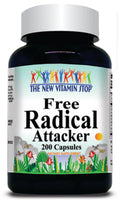 50% off Price Free Radical Attacker 100 or 200 Capsules 1 or 3 Bottle Price
