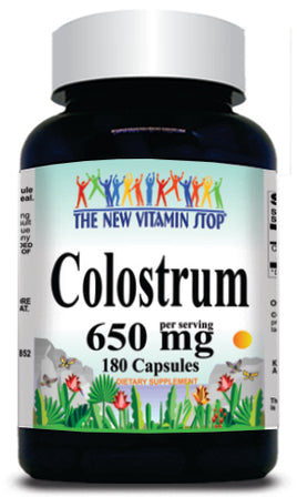 BUY 1 GET 2 FREE Colostrum 650mg 180 Capsules