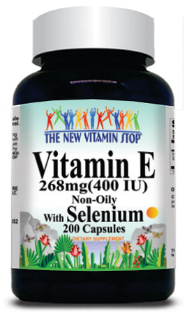 BUY 1 GET 2 FREE Vitamin E with Selenium 200 Capsules
