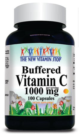BUY 1 GET 2 FREE Buffered Vitamin C 1000mg 100 or 200 Capsules