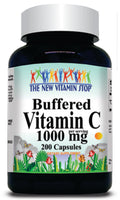 50% off Price Buffered Vitamin C 1000mg 100 or 200 Capsules 1 or 3 Bottle Price