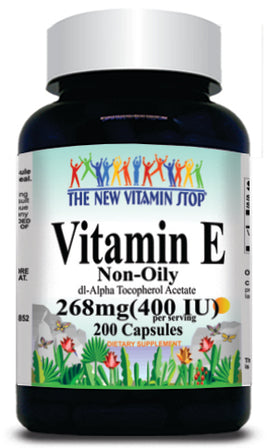 BUY 1 GET 2 FREE Vitamin E (Non-Oily) 268mg(400 IU) 200 Capsules