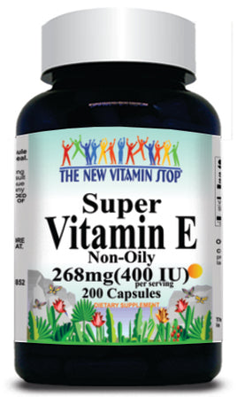 BUY 1 GET 2 FREE Super Vitamin E (Non-Oily) 200 Capsules