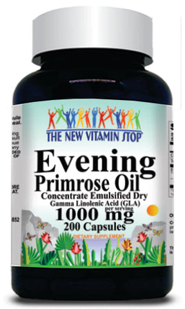 BUY 1 GET 2 FREE Evening Primrose Oil Concentrate 1000mg 200 Capsules