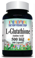 50% off Price L-Glutathione Free Form 500mg 100 or 200 Capsules 1 or 3 Bottle Price