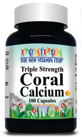 BUY 1 GET 2 FREE Triple Strength Coral Calcium 1500mg 100 or 200 Capsules