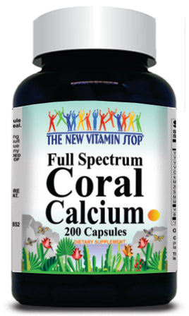 BUY 1 GET 2 FREE Full Spectrum Coral Calcium 200 Capsules