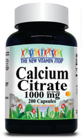 50% off Price Calcium Citrate 1000mg 200 Capsules 1 or 3 Bottle Price