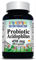 50% off Price Probiotic Acidophilus (Keep Refrigerated) 450mg 200 Capsules 1 or 3 Bottle Price