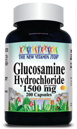 BUY 1 GET 2 FREE Glucosamine Hydrochloride 1500mg 200 Capsules