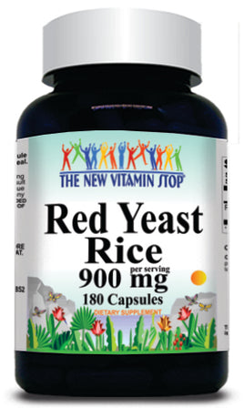 BUY 1 GET 2 FREE Red Yeast Rice 900mg 180 Capsules