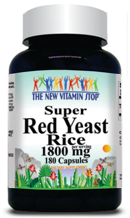 BUY 1 GET 2 FREE Super Red Yeast Rice 1800mg 180 Capsules 1 or 3 Bottle Price