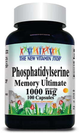 BUY 1 GET 2 FREE Phosphatidylserine 1000mg 100 or 200 Capsules