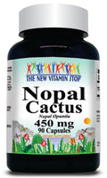 50% off Price Nopal Cactus 450mg 90 or 180 Capsules 1 or 3 Bottle Price