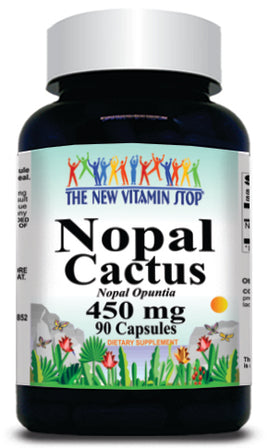BUY 1 GET 2 FREE Nopal Cactus 450mg 90 or 180 Capsules