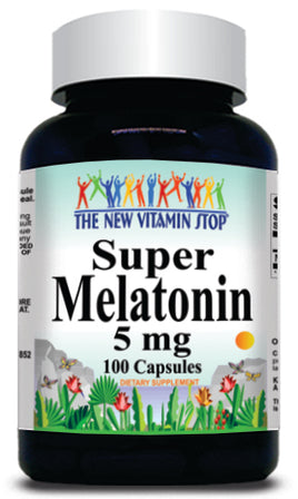BUY 1 GET 2 FREE Melatonin 5mg 100 or 200 Capsules