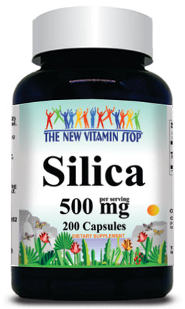 50% off Price Silica 500mg 200 Capsules 1 or 3 Bottle Price