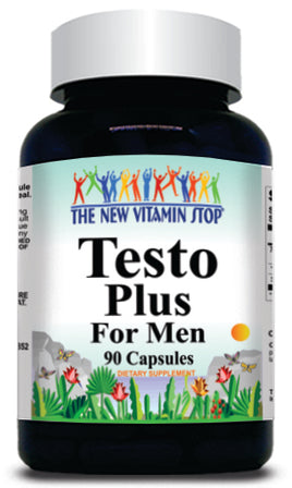 BUY 1 GET 2 FREE Testo Plus For Men 90 or 180 Capsules